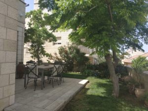 Ramat Eshkol Home for Sale - Garden