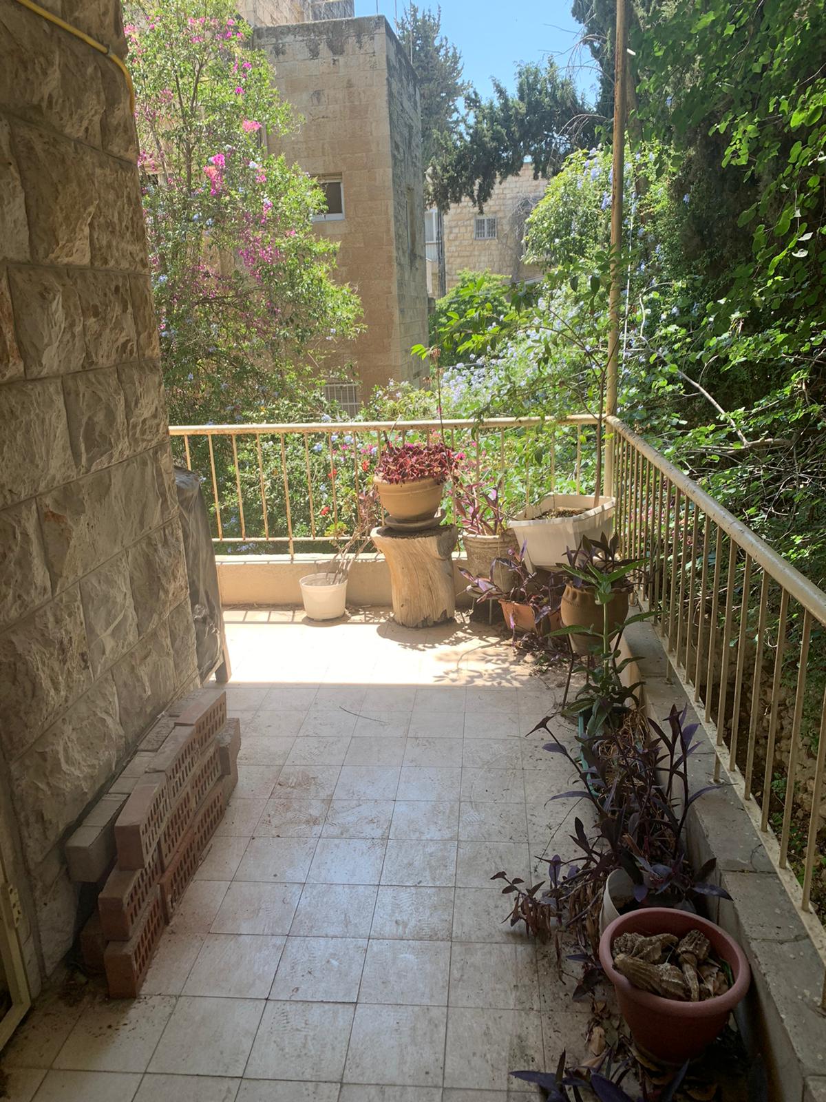 Rechavia Jerusalem Property Balcony